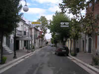 Strada centrale di Accadia