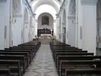 L'interno della cattedrale dell'Assunta di Ariano Irpino