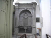 Il fonte battesimale del XVI secolo nella cattedrale dell'Assunta di Ariano Irpino