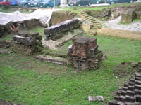 I ruderi della basilica paleocristiana