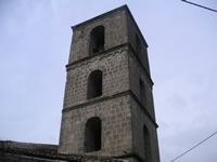 La torre campanaria della chiesa di S. Maria delle Grazie