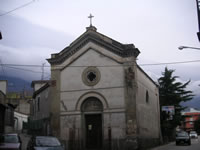 La Chiesa di Maria Santissima del Carmine, su cui si legge "A.D. 1916"