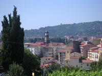 Il centro della vecchia Avellino su cui svetta la Torre dell'Orologio, il simbolo della città