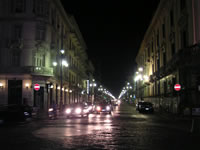 Il tratto inferiore di Corso Vittorio Emanuele II
