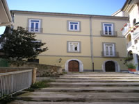 La parete posteriore del Palazzo De Conciliis