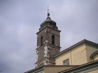 La parte superiore del Campanile del Duomo