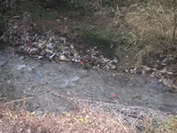 Il Torrente Fenestrelle su cui passa il  Ponte della Ferriera