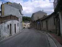 Una strada di Bisaccia vecchia