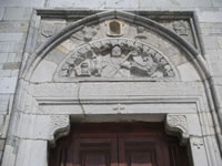 Splendido particolare del portale della Cattedrale di Bisaccia