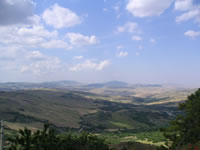 Panorama che si vede da Bisaccia vecchia