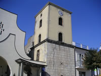 La torre campanaria della chiesa di Santa Maria Assunta