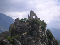 I ruderi del Castello o Rocca di Quaglietta