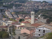 Calitri visto dal Borgo Castello