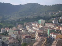 Calitri visto dall'alto