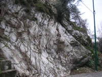 La roccia su cui si erge Candida