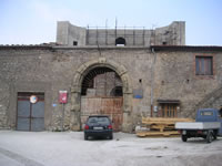 La facciata del palazzo o castello Carafa