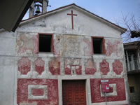 La facciata della chiesa di Sant'Antonio