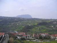 Bel panorama che si gode da Castelfranci