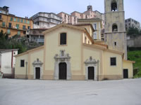 La facciata della chiesa di S. Maria del Soccorso