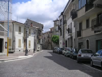 La strada principale di Castelvetere sul Calore