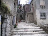 Una scalinata