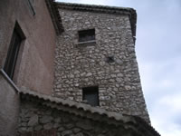 Una torretta del castello di Castelvetere sul Calore