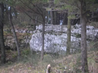 Una porzione delle mura del Castello