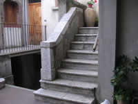 Delle scalinate all'interno di Palazzo Capobianco