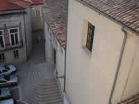 Un angolo di Frigento visto dall'alto del campanile della ex-cattedrale