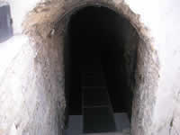 L'ingresso delle cisterne romane nella parte alta di Frigento