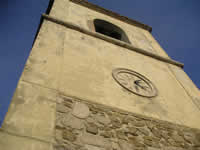 La torre campanaria della chiesa di S. Maria Assunta 