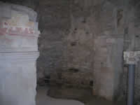 Una colonna romana nell'area sottostante la chiesa di S. Maria  Assunta