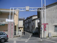 L'ingresso della zona centrale di Grottolella