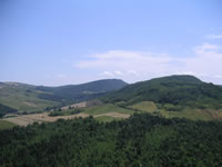 Panorama che si ammira da Lacedonia