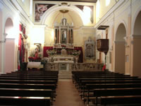 L'interno della chiesa di S. Maria Maggiore e S. Marcellino