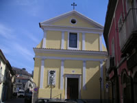 La facciata della chiesa di S. Marco