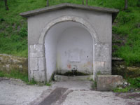 Una stradina nel centro storico di Montecalvo Irpino