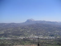 Panorama che si ammira da Montefredane