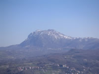 Panorama che si ammira da Montefredane