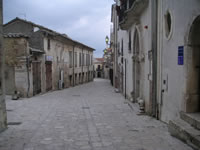Strada del centro storico di Montefusco