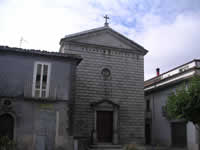La facciata della chiesa dell'Addolorata a Monteleone di Puglia