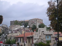 Il Castello di Montemarano che sovrasta il borgo medioevale