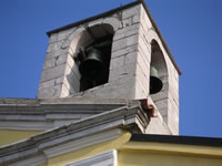 La torre campanaria della chiesa di Maria SS della pietà
