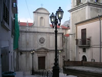 La facciata della chiesa di S. Maria Maggiore