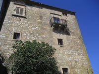 La parte residenziale del Castello di Monteverde