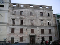 L'ex convento accanto alla chiesa di S. Filomena