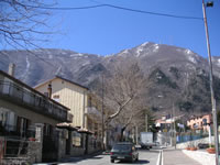 Montevergine visto dai margini di Ospedaletto d'Alpinolo