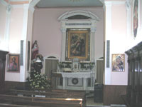 L'interno della Cappella del Santissimo Rosario