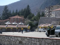 L'area dove si svolge la Fiera del torrone e di altri prodotti tipici di Ospedaletto d'Alpinolo