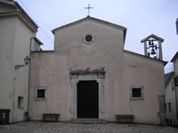 La facciata della chiesa di San Vitaliano Vescovo, chiesa Madre di Parolise